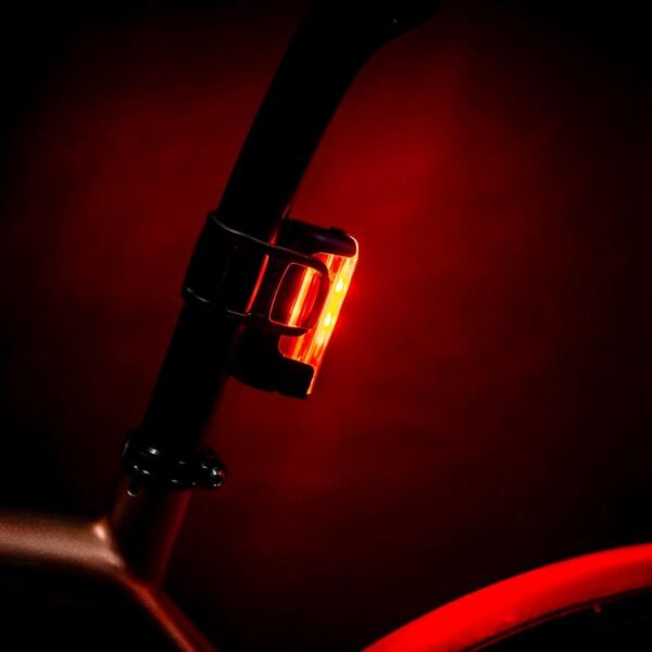 LEZYNE Strip Drive Pro Bicycle USB Rechargeable IPX7 Waterproof 270-Degree Visibility LED Rear Light w/Multiple Solid & Flash Modes | Silicone Rubber Mounting Strap Included - Image 7