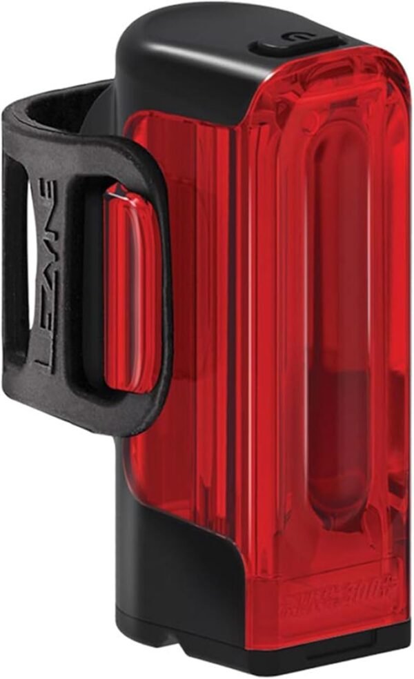 LEZYNE Strip Drive Pro Bicycle USB Rechargeable IPX7 Waterproof 270-Degree Visibility LED Rear Light w/Multiple Solid & Flash Modes | Silicone Rubber Mounting Strap Included - Image 3